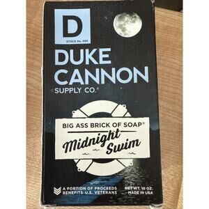 Duke Cannon Midnight Swim Scent Bar Soap 10 oz